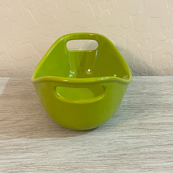 Rachael Ray Baking Dish Lime Green Oval 12 oz - Picture 2 of 8